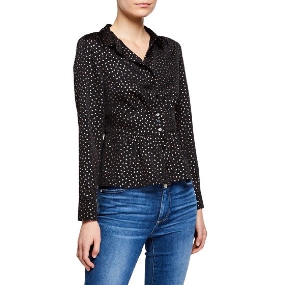 ba&sh Tops - 614 BA&SH Glorio Printed Button-Front Shirt